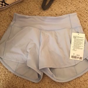 Sold-Lululemon speed up shorts- daydream